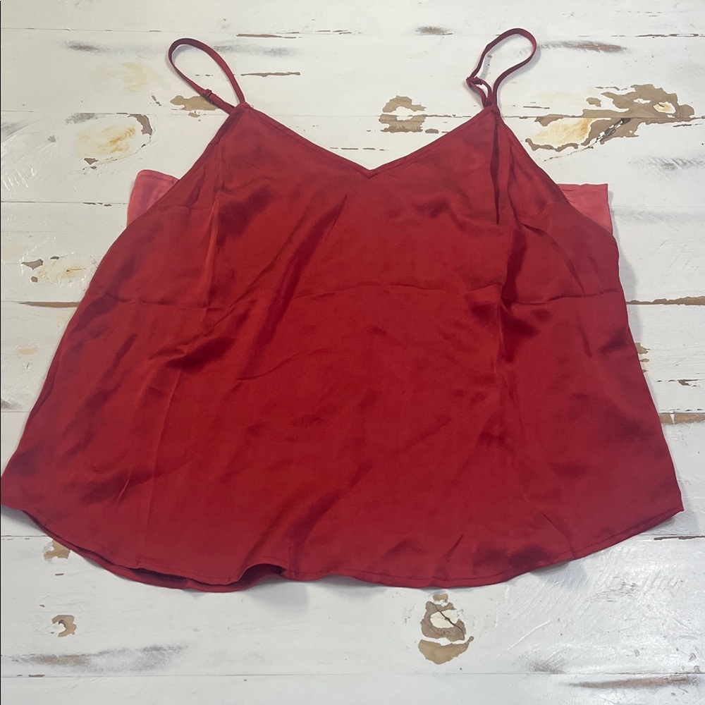 Floreat Rich Red Camisole Top
